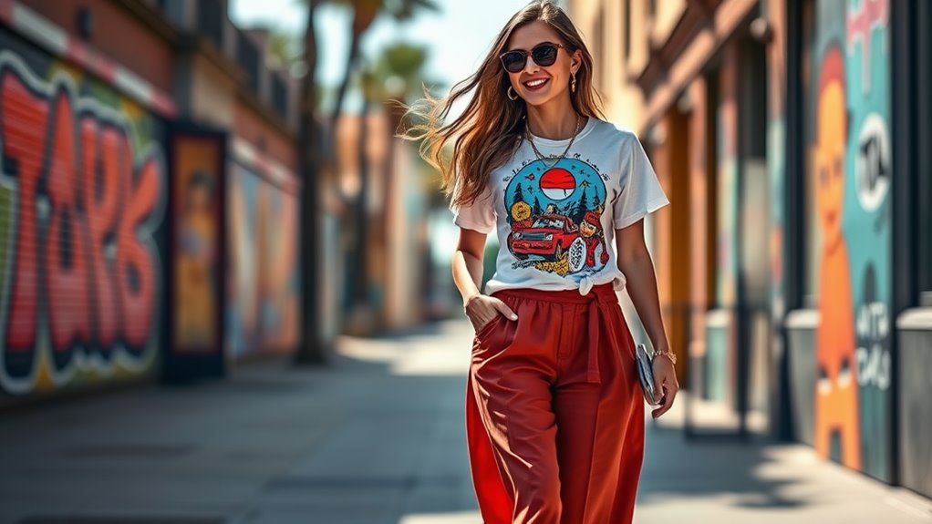 casual graphic t shirt style
