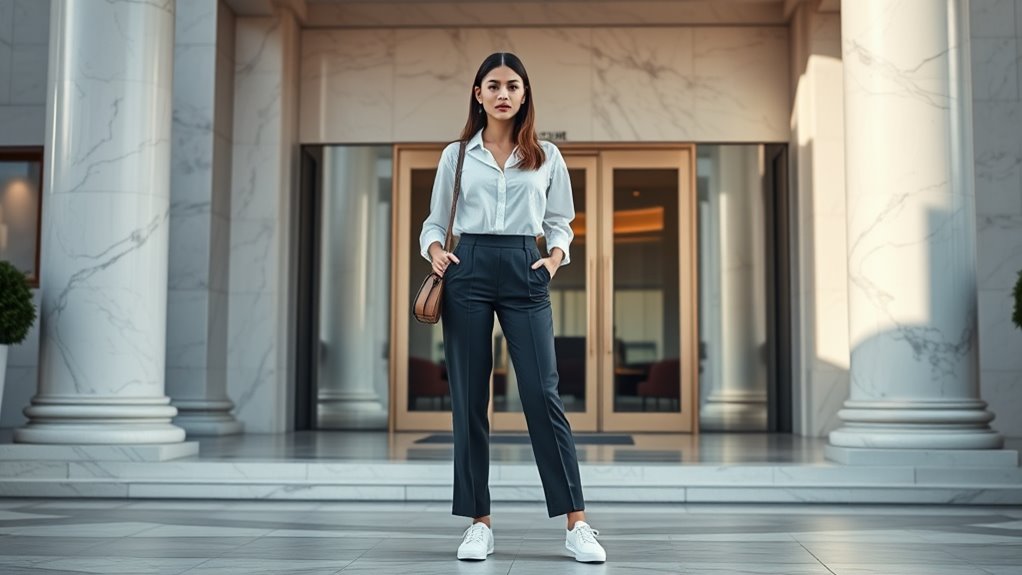 comfortably professional attire