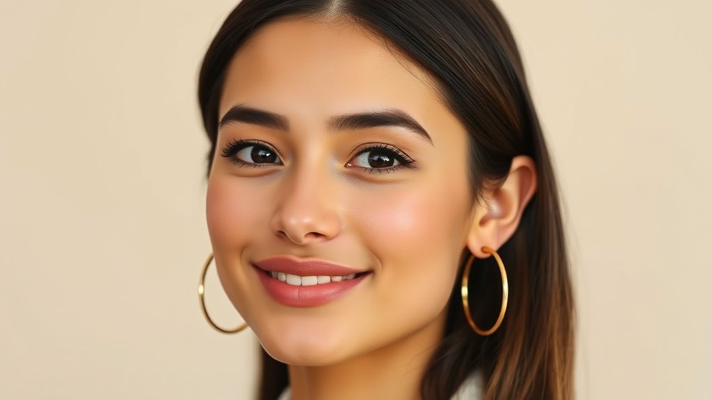 earrings allowed in passport photo