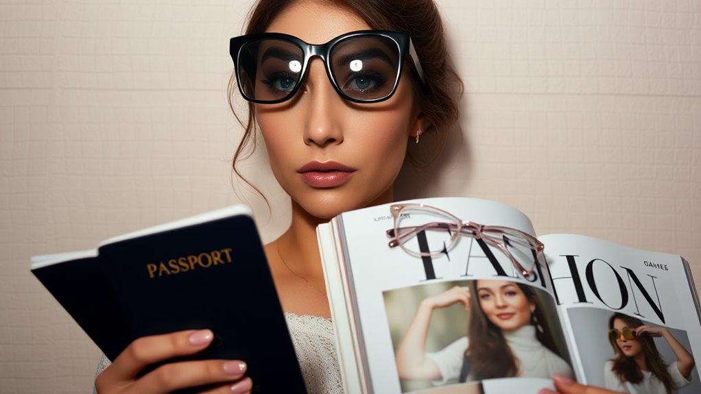 glasses free passport photo options