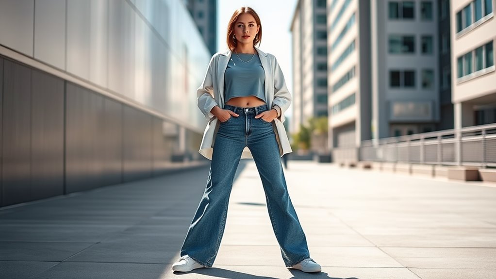 tops fitted or oversized