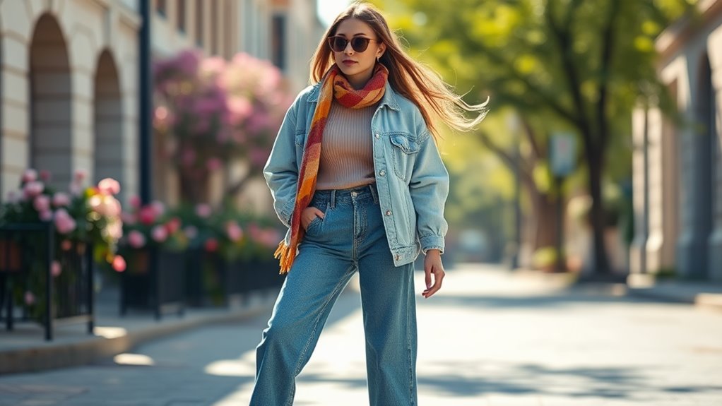 wide leg jeans versatility