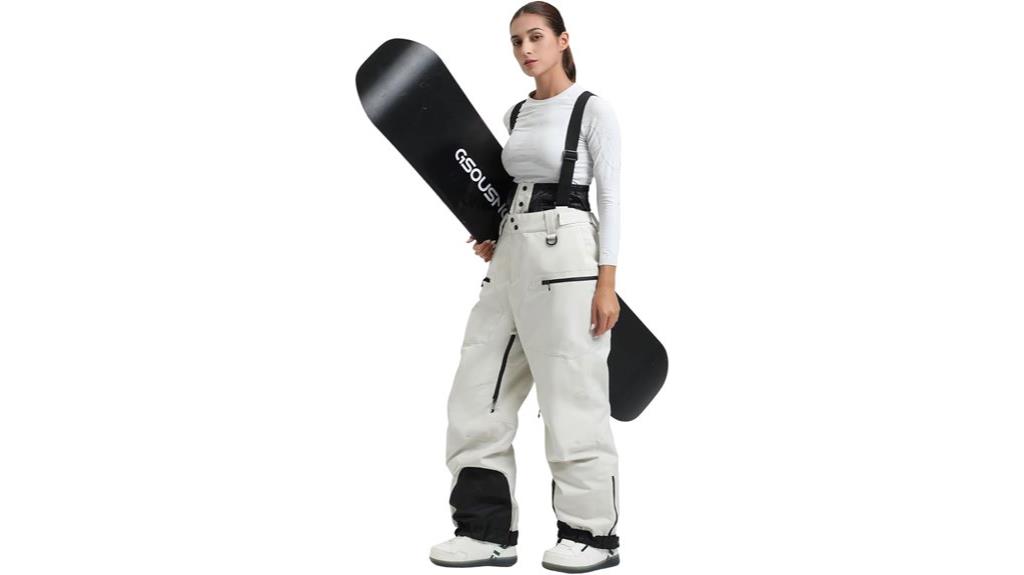 women s ski snowboard bibs