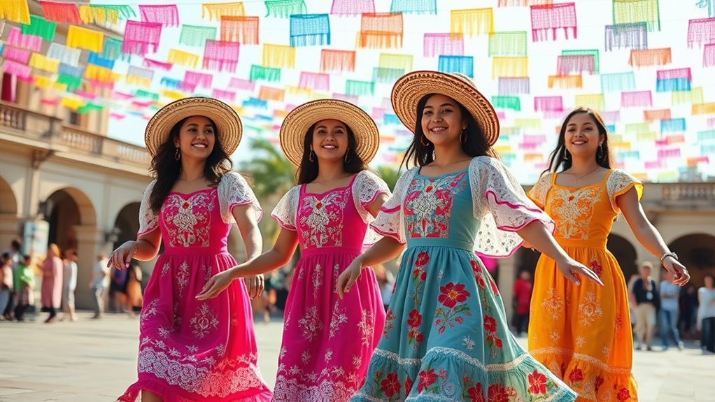 colorful mexican easter outfits