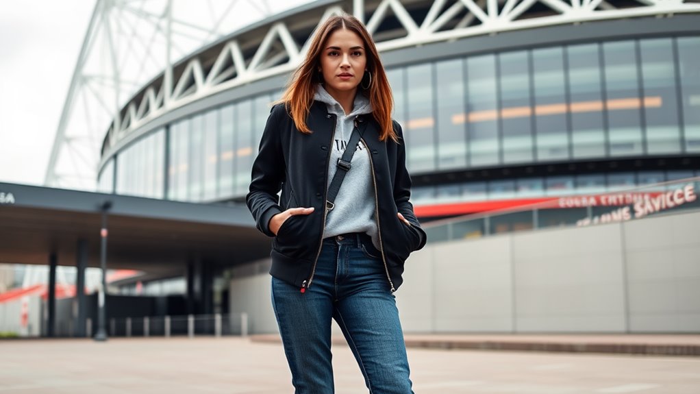 layered outerwear for warmth