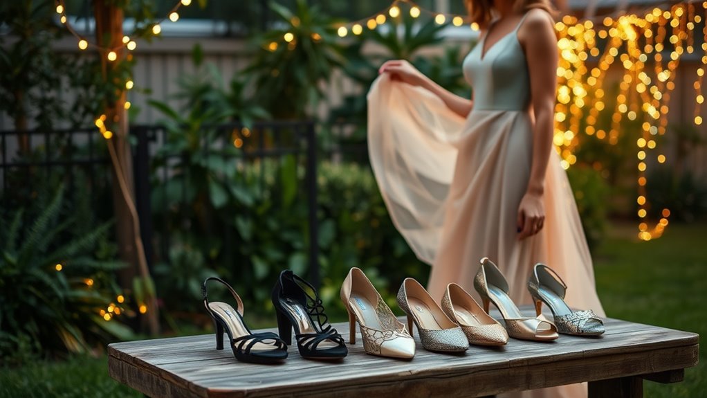 outdoor venue footwear choices