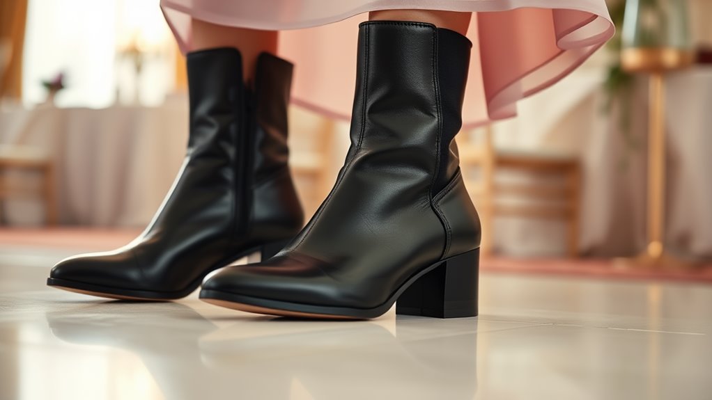 stylish fashionable ankle boots