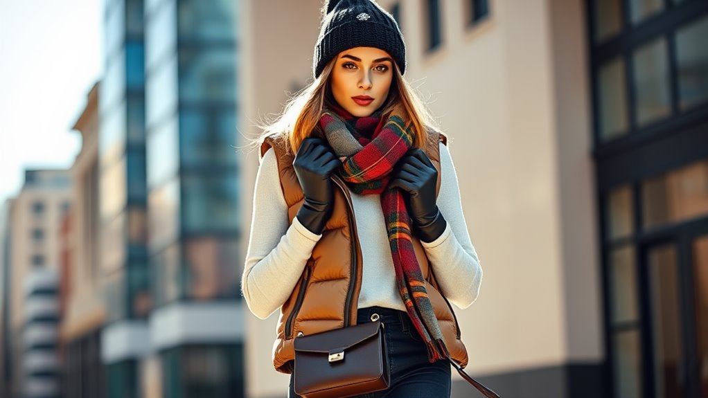 accessorize your puffer vest
