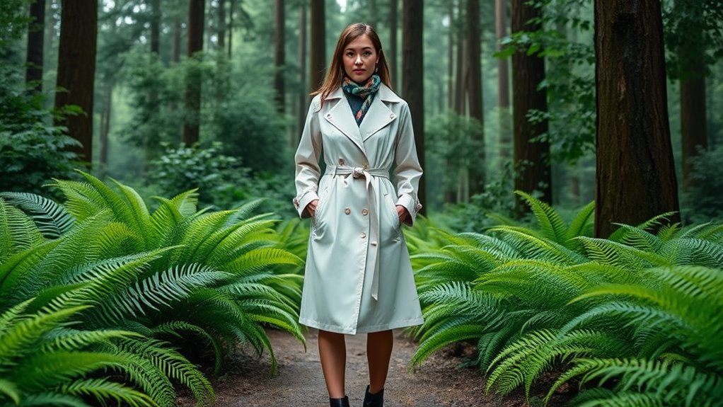 chic and practical rainwear