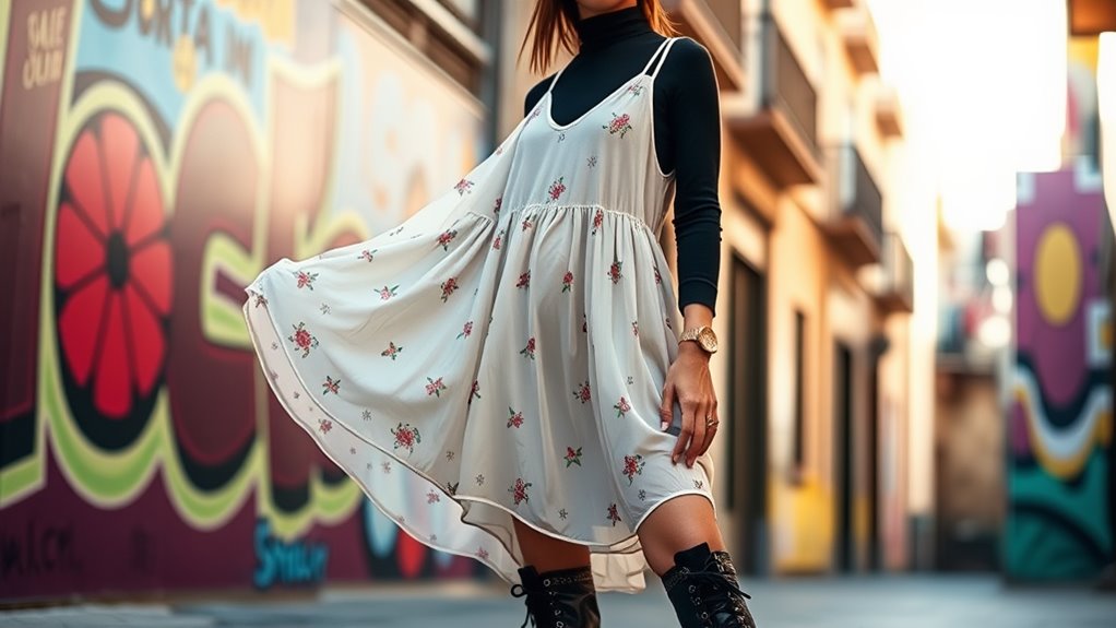 chic layered outfit style