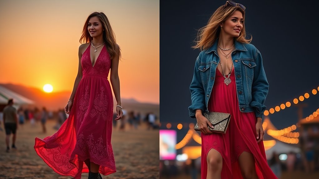 coachella outfit transition tips