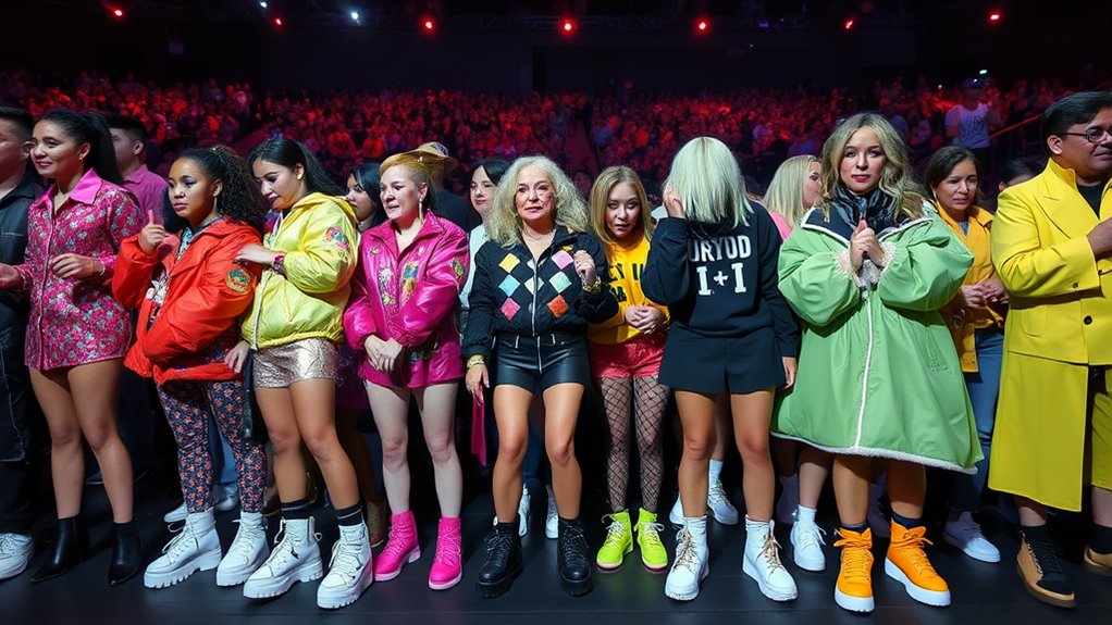 comfortable concert footwear choices