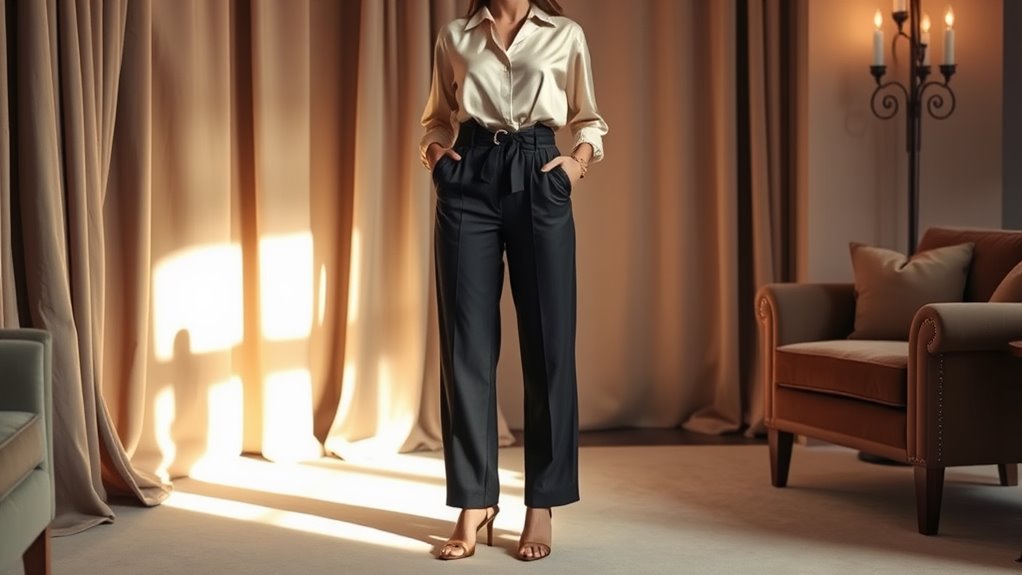 elegant wide leg trousers styling