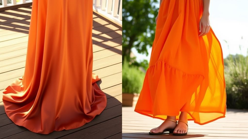 fabric choice affects length