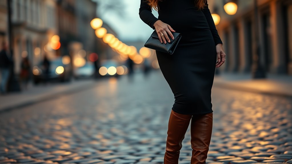 knee high boots elevate outfits