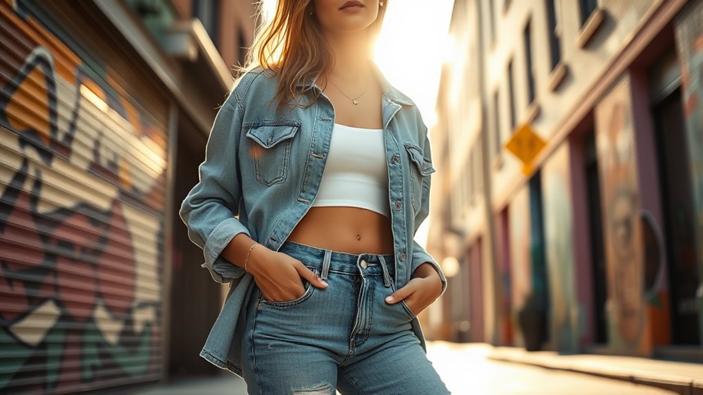 layered outerwear for casual style