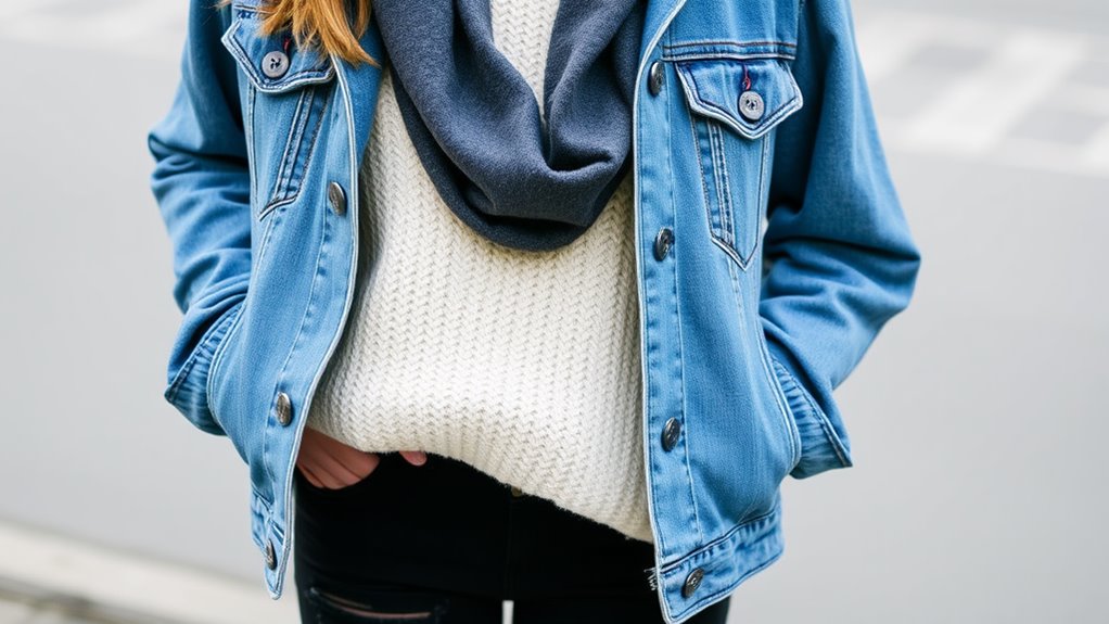 layering with denim jackets