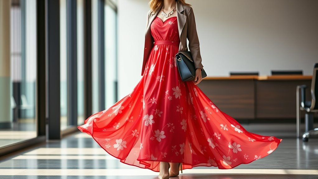 maxi dress accessory enhancements