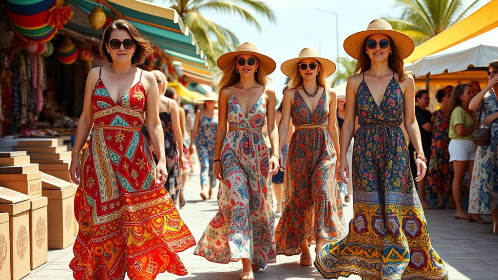maxi dress pattern trends