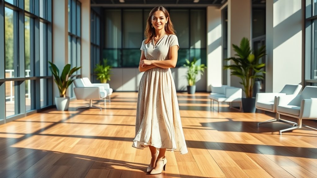maxi dresses business casual suitability