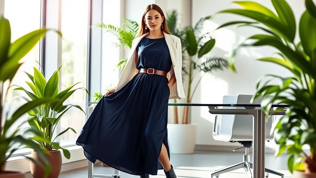 maxi dresses for office