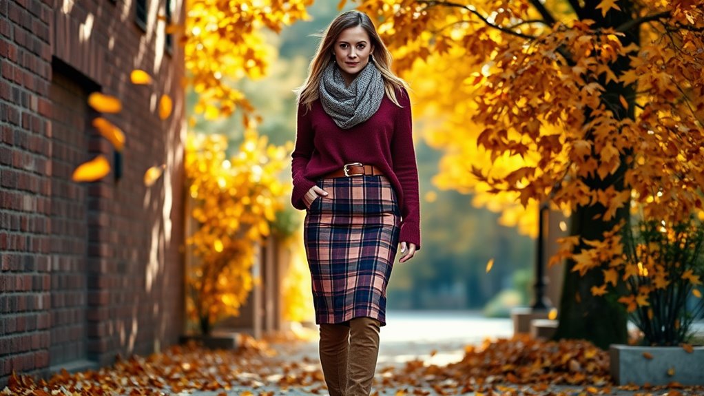 seasonal pencil skirt styling