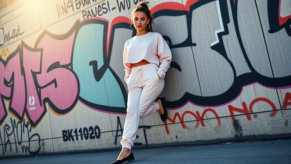 sporty chic athleisure outfits