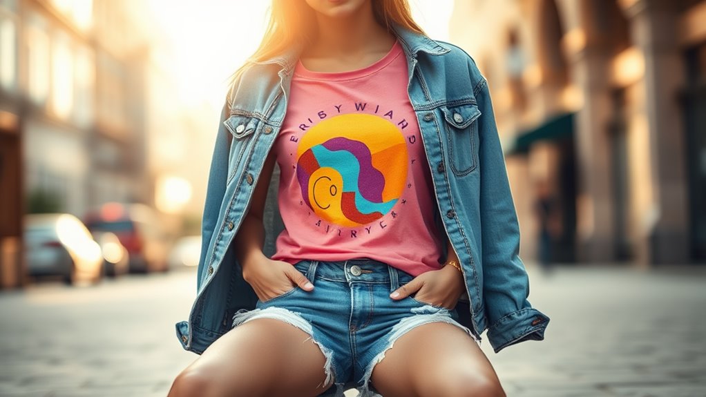 styling options for graphic tees