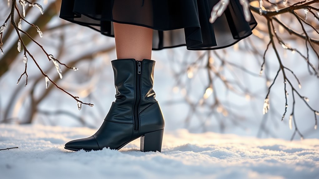 stylish cold weather footwear
