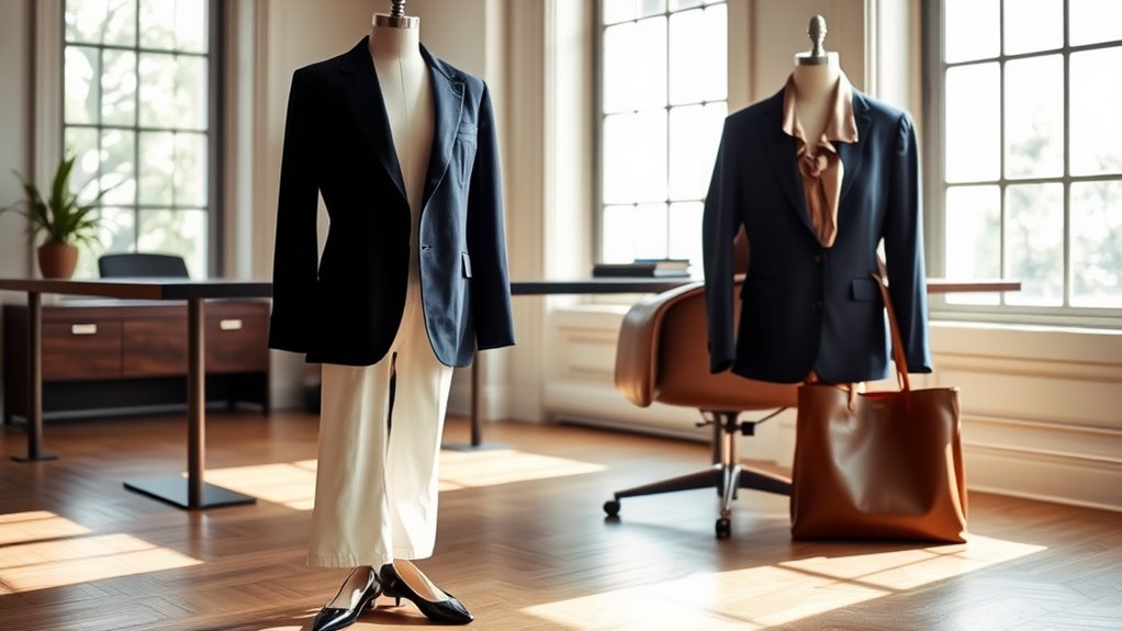 stylish comfortable office attire