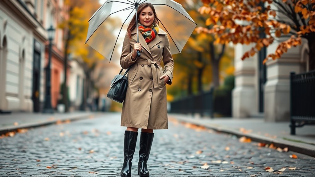 stylish rain boot outfits