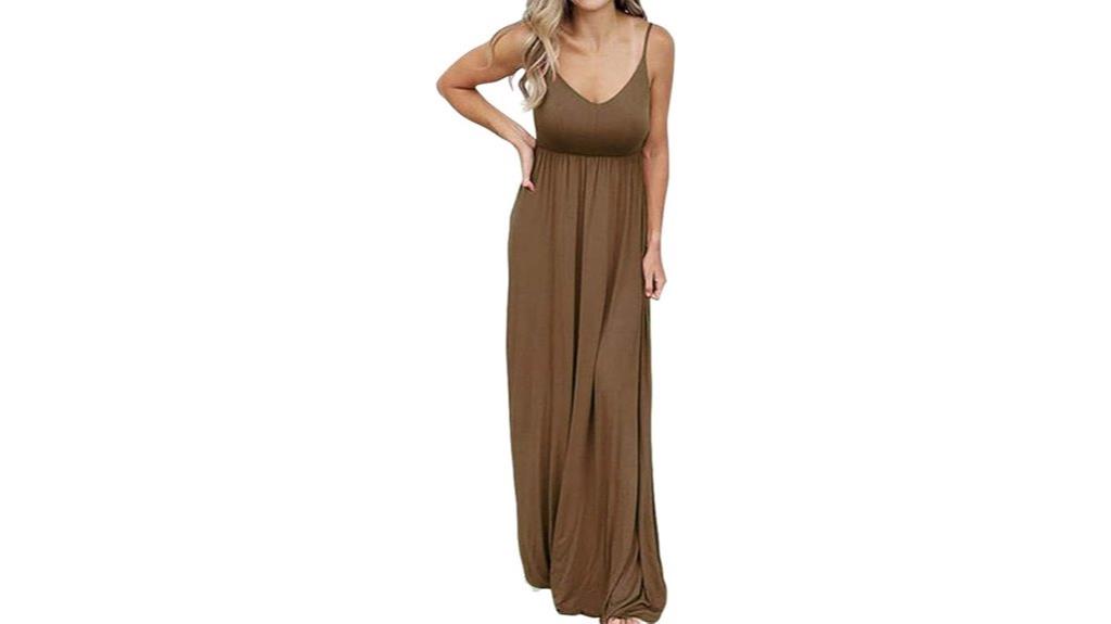 summer sleeveless maxi dress