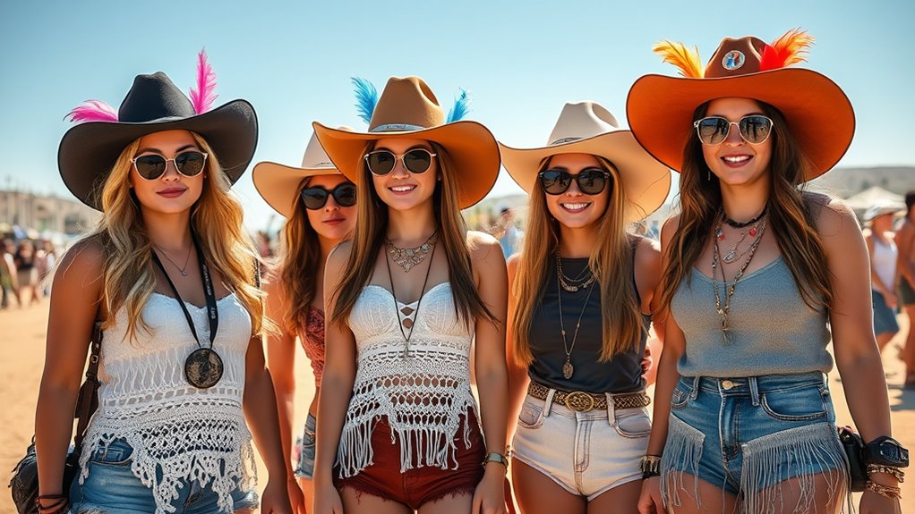 various statement hat styles