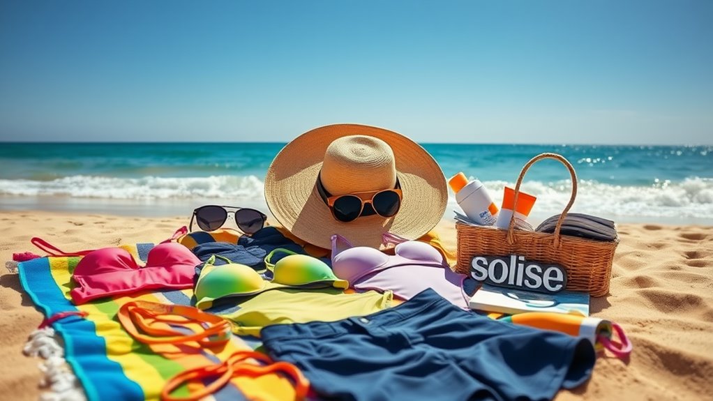 beach essentials for cruise comfort
