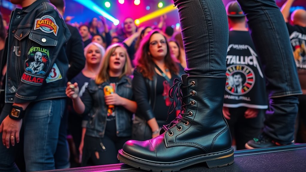 comfortable stylish supportive concert footwear