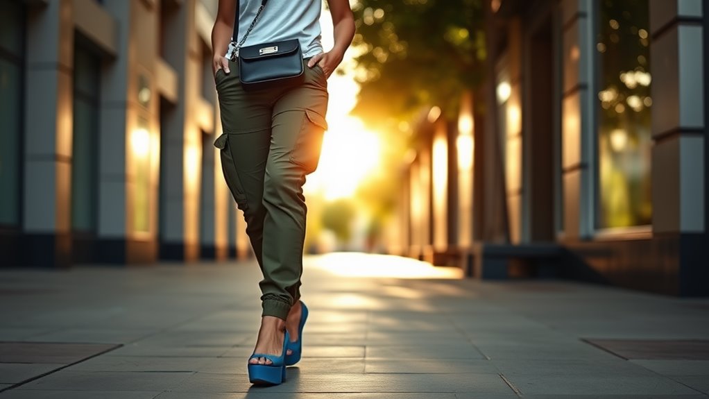 heighten outfit with statement shoes