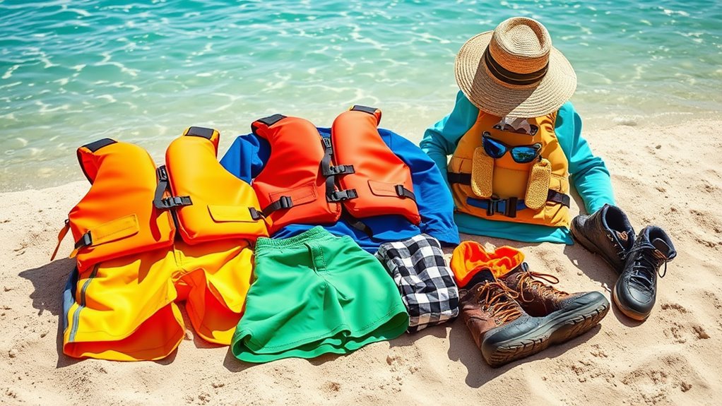 kayaking gear and clothing essentials