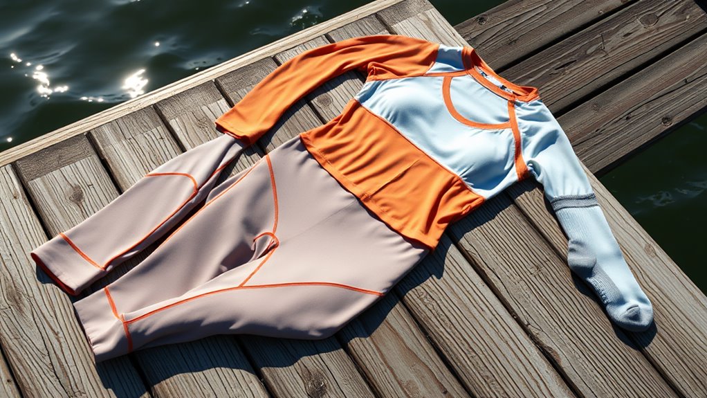 moisture wicking thermal quick drying kayaking base layers