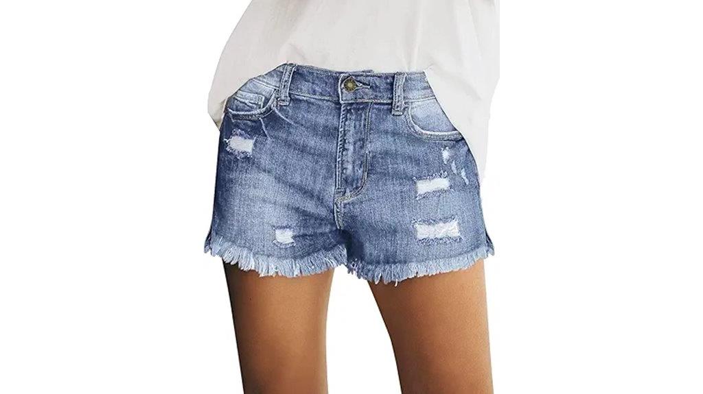 women s denim casual shorts