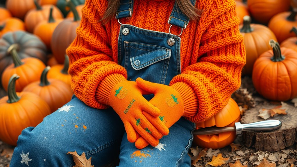 accessorize creatively for pumpkin carving