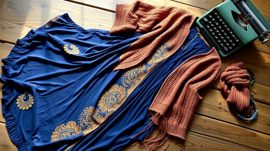 artsy expressive outfit for poetry