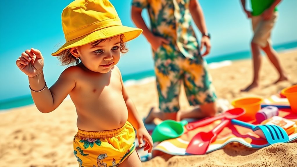 beach gear for sandcastle building