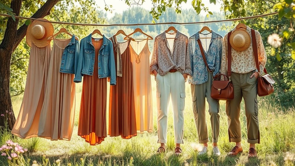 chic bohemian flowy comfortable
