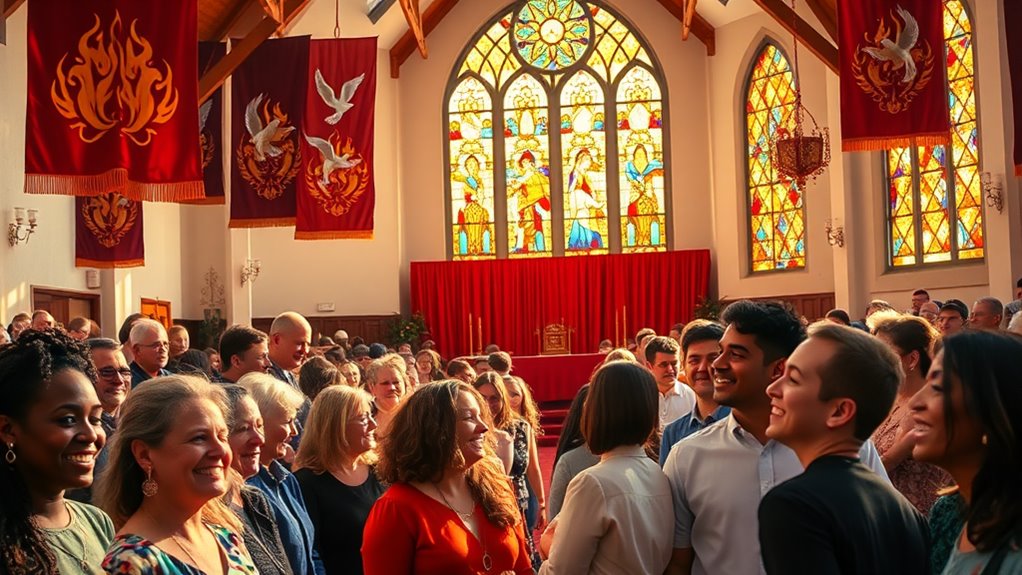 diverse global cultural vibrant pentecost celebrations
