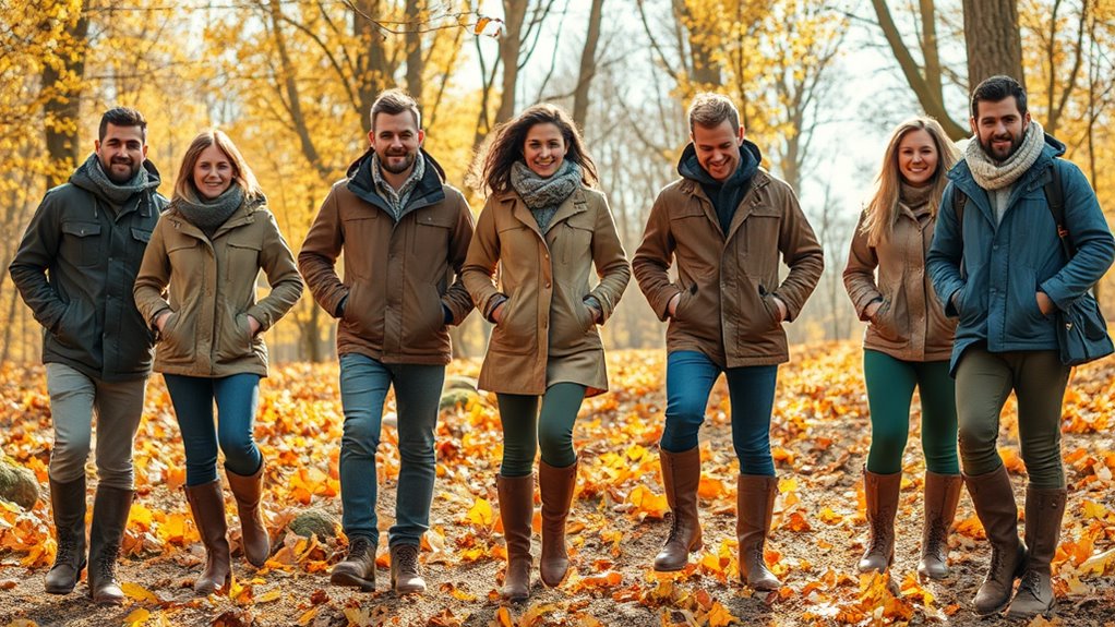 durable stylish outerwear for truffle hunts