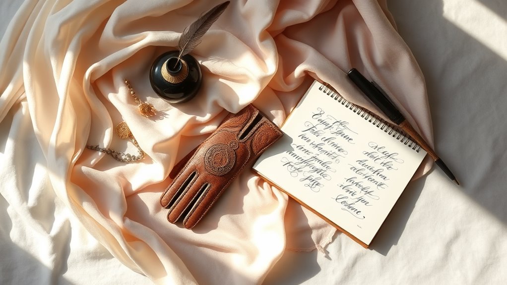 elegant artsy calligraphy workshop attire