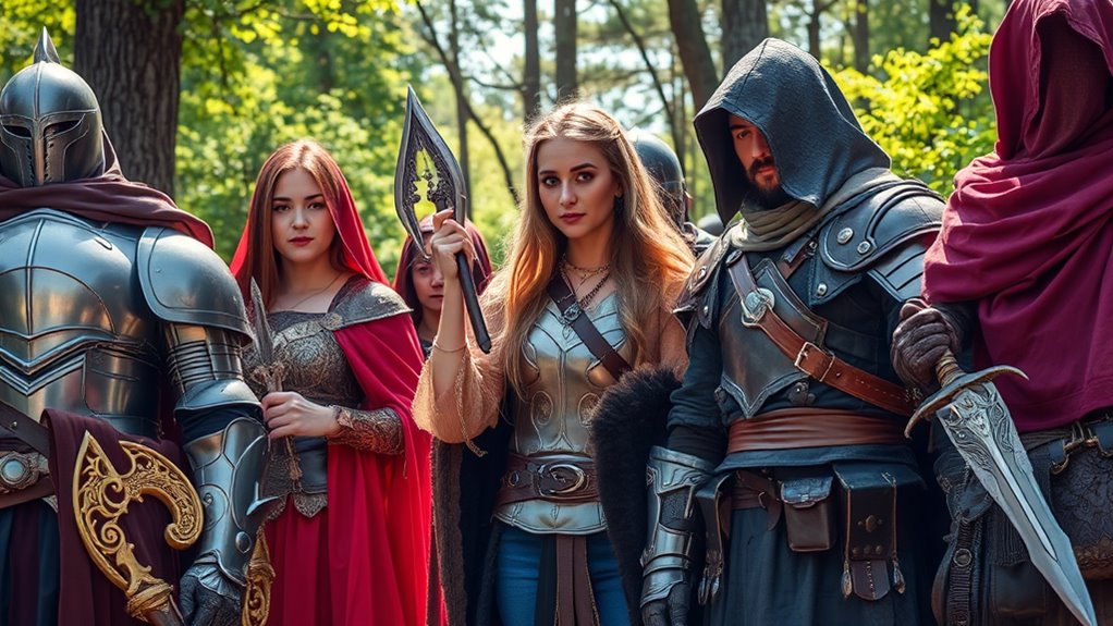 elevate costume with textures and accessories