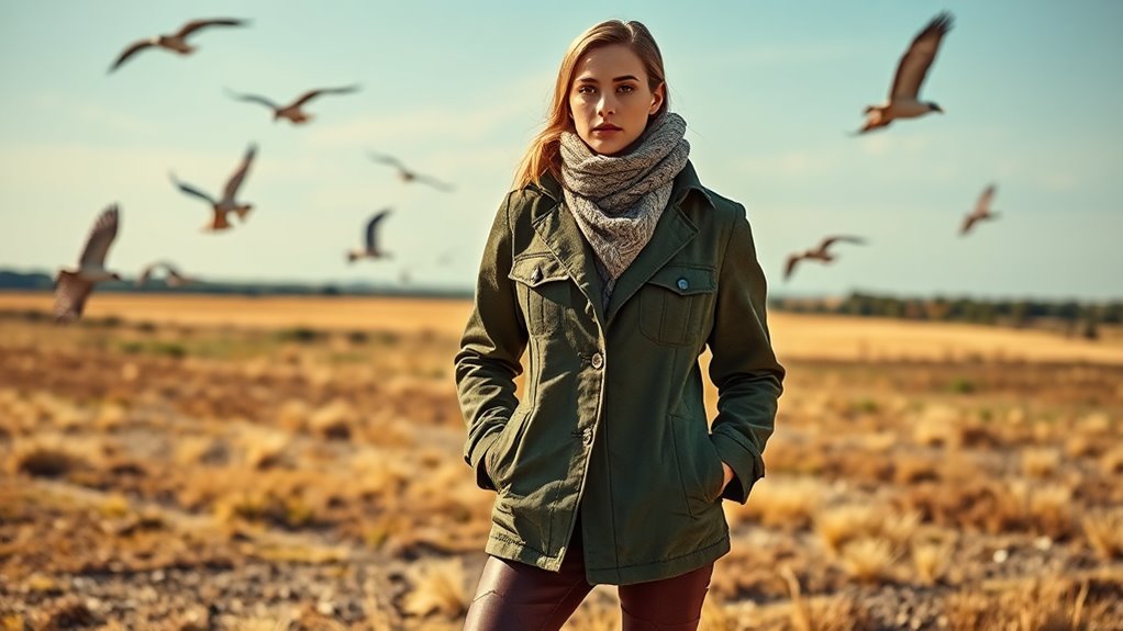 fabrics for comfortable falconry demonstration