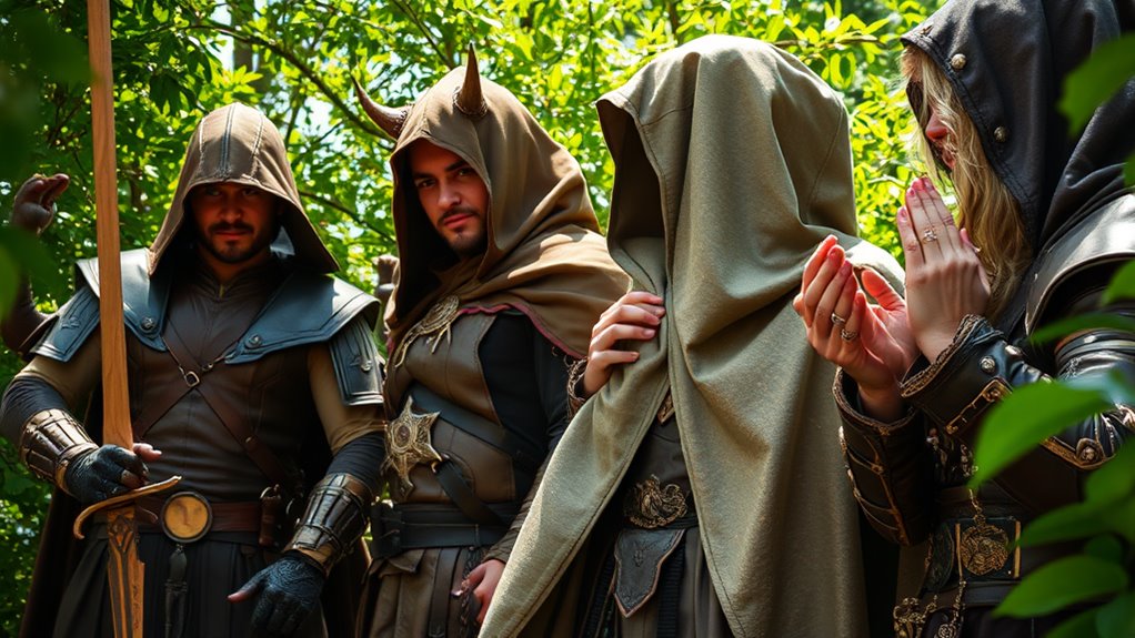 immersive character driven larp event costumes