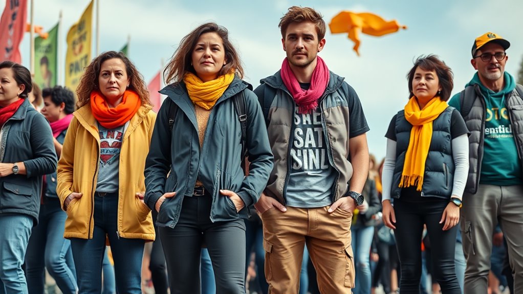 layered clothing for versatility